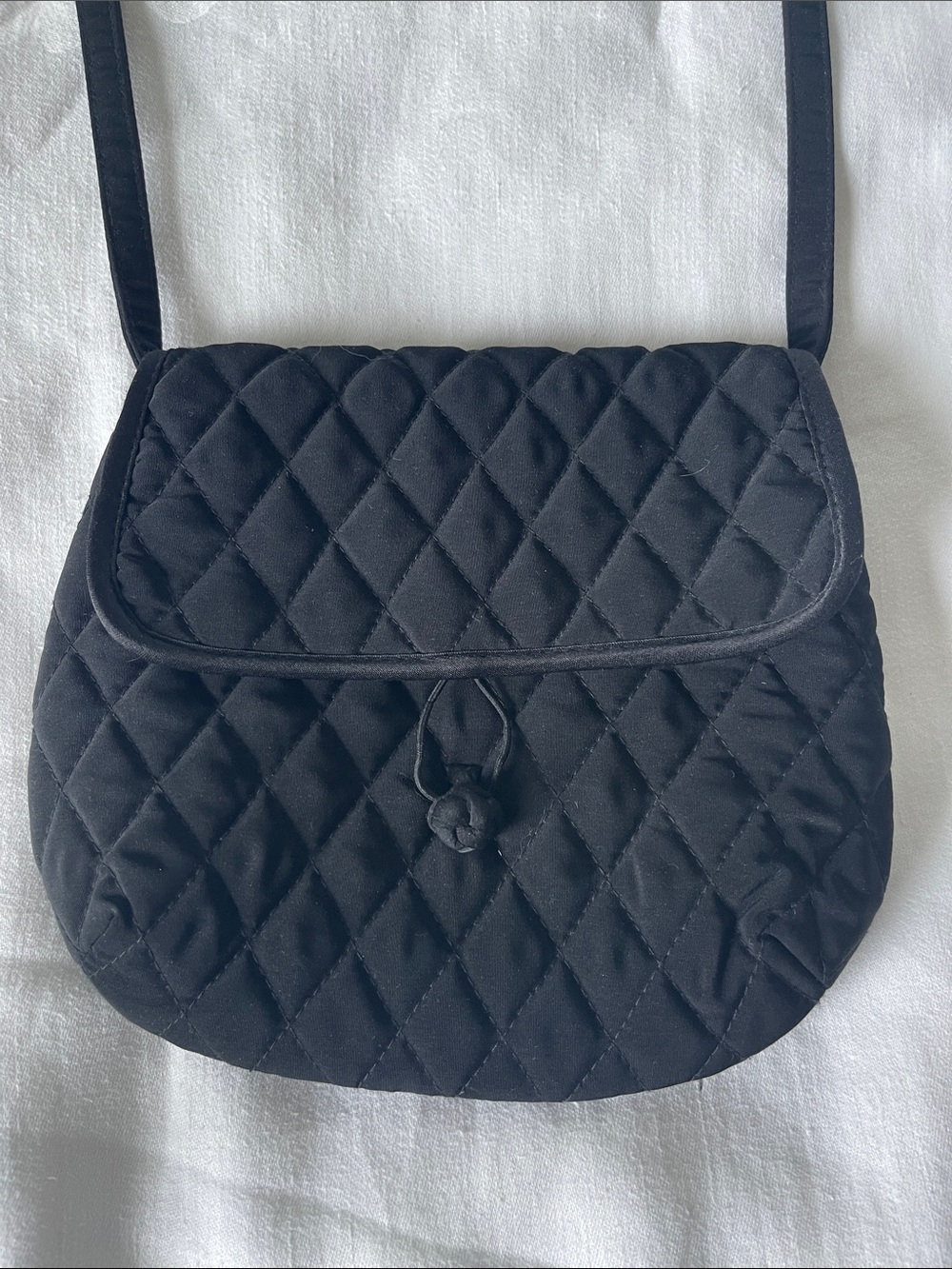 Vera Bradley Black Quilted Crossbody Bag